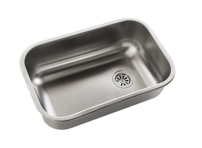 PILETA ECONOMICA SIMPLE AC.INOX 103P 52X32X18